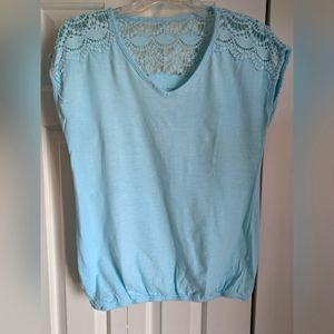 Sonoma Goods for Life V-Neck Lace Accent Women's Top
